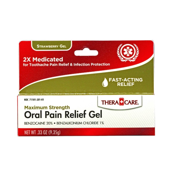 Theracare Thera Care Maximum Strength Oral Pain Relief Gel 19219 Zoro